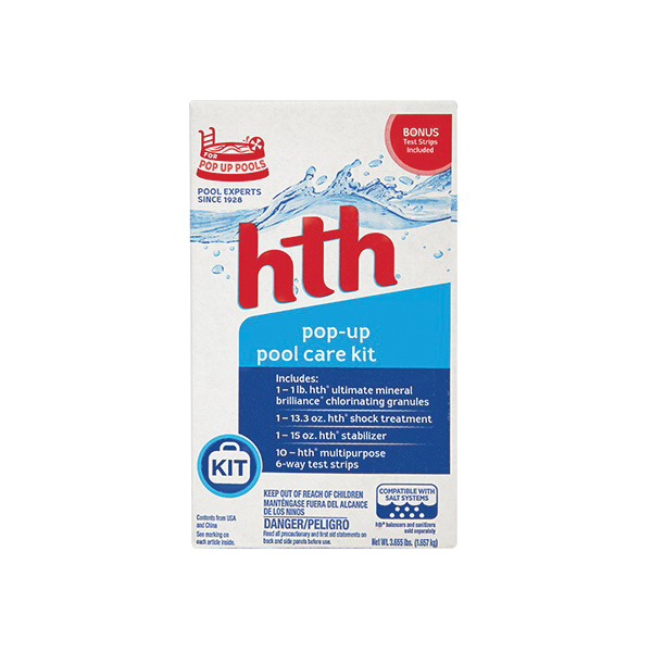 HTH 91000 Pop Up Pool Care Kit, 13-Piece
