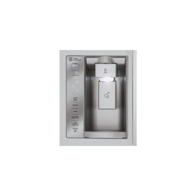 LIFE IS GOOD LFXS24623S French Door Refrigerator, 24.2 cu-ft Overall, 16.2 cu-ft Refrigerator, 8 cu-ft Freezer - 5