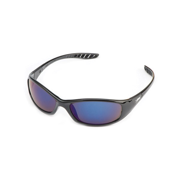 7010 884 0354 Safety Glasses, Polycarbonate Lens, Black Frame, UV Protection: 99 %