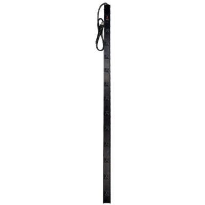 Master Electrician PS-122-4-R3 Power Stick, 14 AWG Cable, 4 ft L Cable, 12 -Socket, 15 A, Black