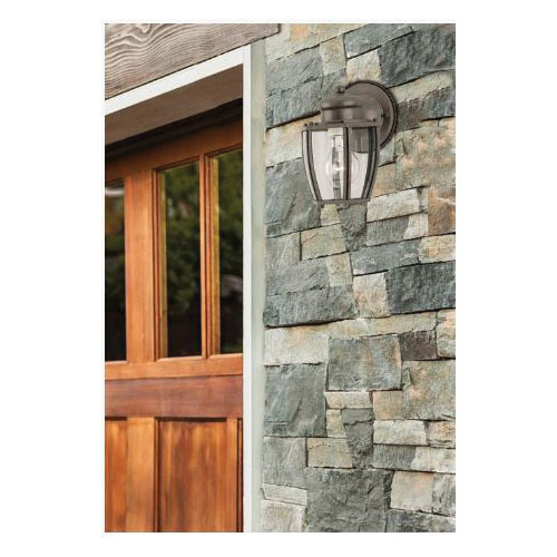 Outdoor Wall Lantern, Westinghouse, 1-Light, 7-3/4 in H, Rust Patina - 2