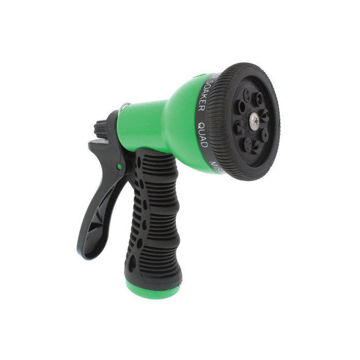 AquaPlumb 104801 8-Pattern Deluxe Hose Nozzle, Plastic
