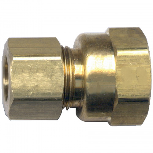 3/8 Compression X 3/8 MPT 90 Degree Male Pipe Brass Elbow, 69-6C