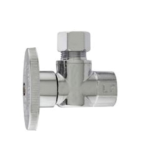Keeney 2058PCLF Straight Shut-Off Valve, 1/2 x 3/8 in Connection, FIP, Quarter-Turn Actuator