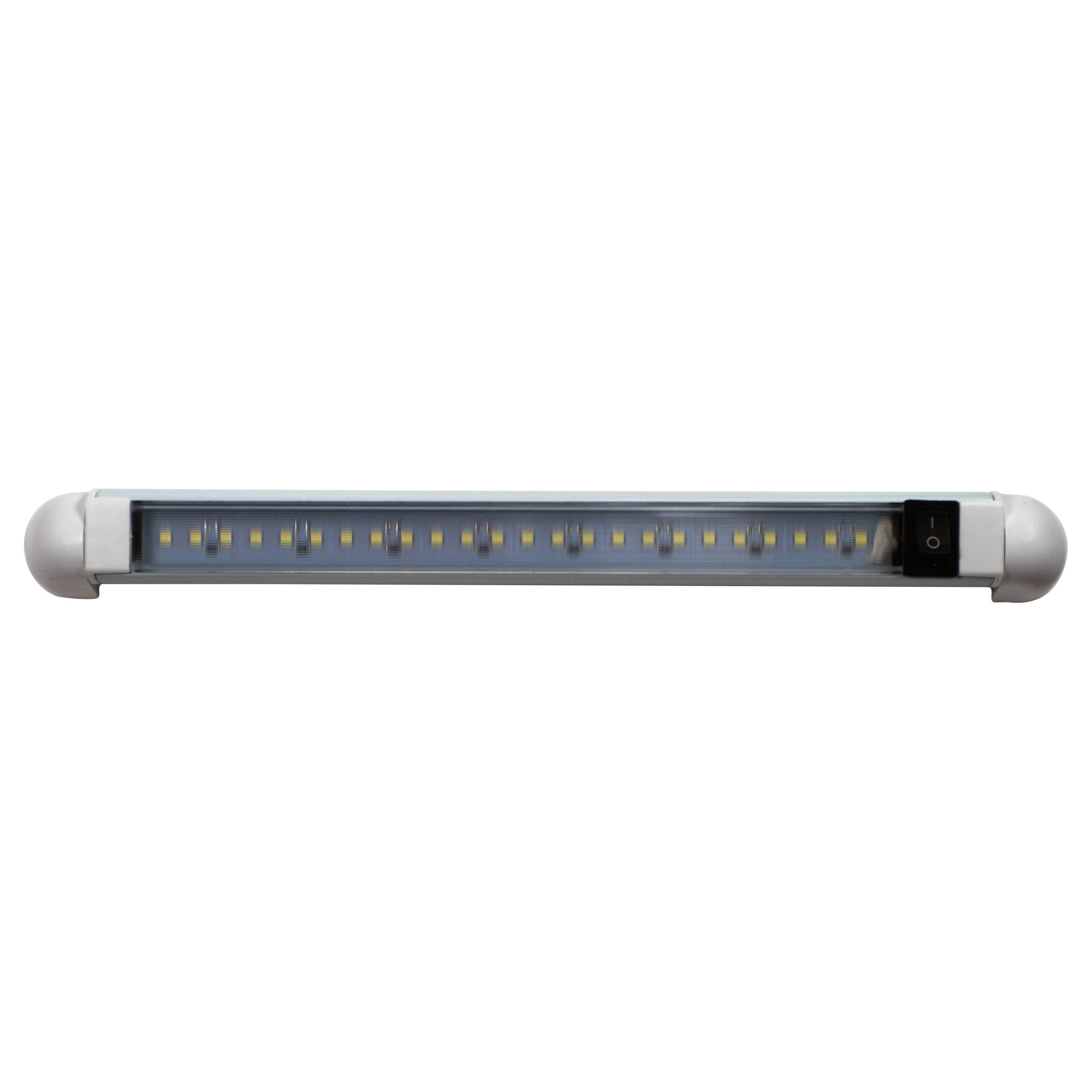 Great White Series V369S Tubular Rotating Interior Light with On/Off Switch, 10 to 30 V, 24-Lamp, LED Lamp