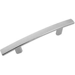 Contempo Series 55826 Cabinet Pull, 157 mm L Handle, 27 mm H Handle, Zinc, Polished Chrome