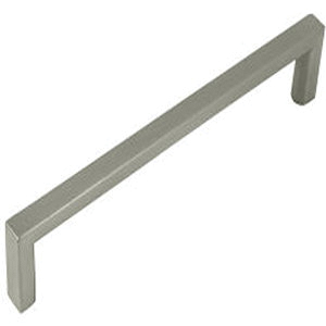 Cosmopolitan Series 73128 Cabinet Pull, 131 mm L Handle, 33 mm H Handle, 1-5/16 in Projection, Zinc, Satin Nickel