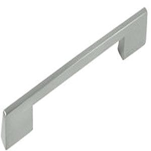 Contempo Series 75028 Cabinet Pull, 120 mm L Handle, 27 mm H Handle, Zinc, Satin Nickel