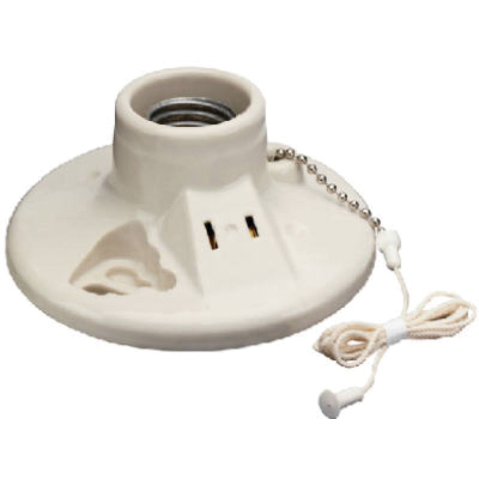 9716 Lamp Holder, 125 V, 250 W, Porcelain Housing Material