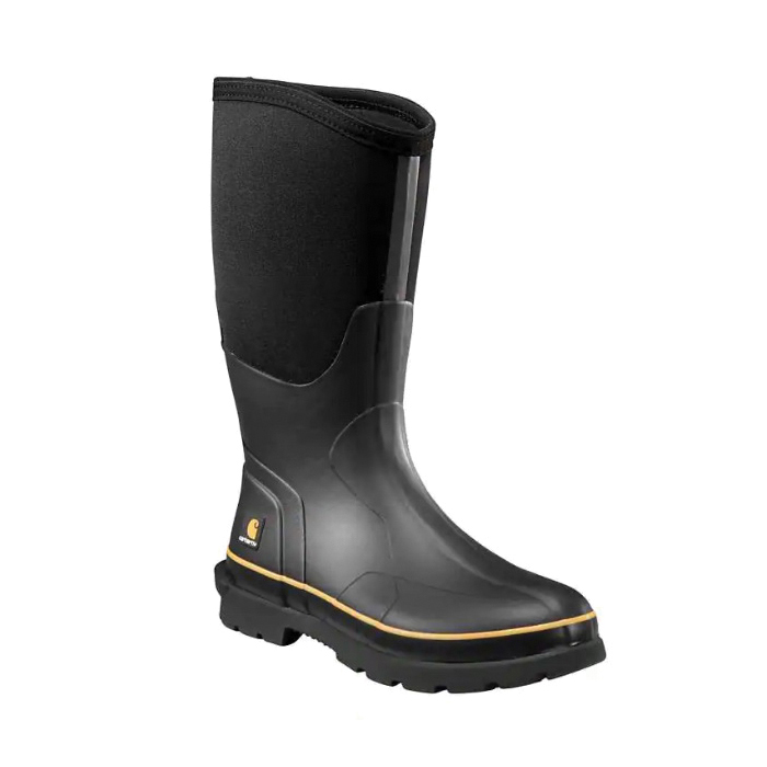 Carhartt CMV1451-13M Mudrunner Boots, 13, M W, Black, Neoprene/Rubber Upper - 4