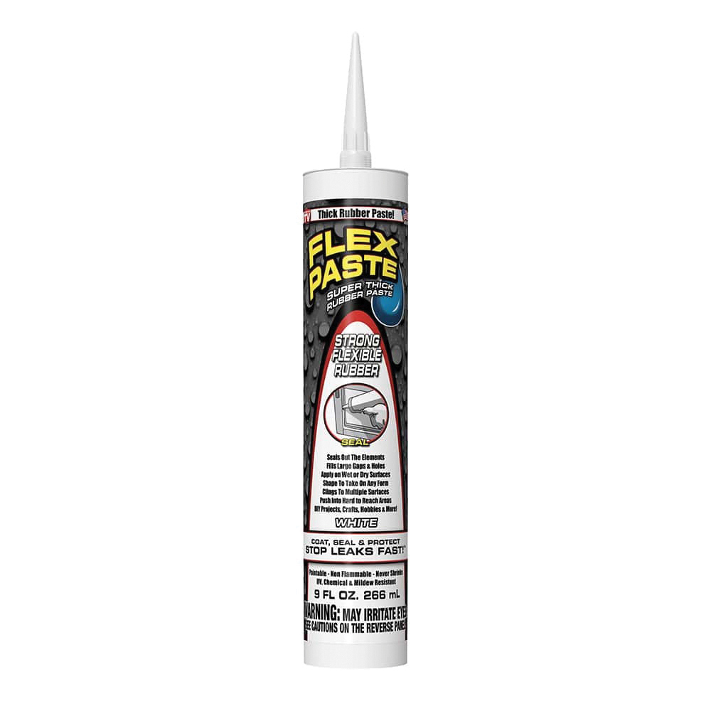 PFSWHTR10 Rubberized Adhesive, White, 9 oz Cartridge