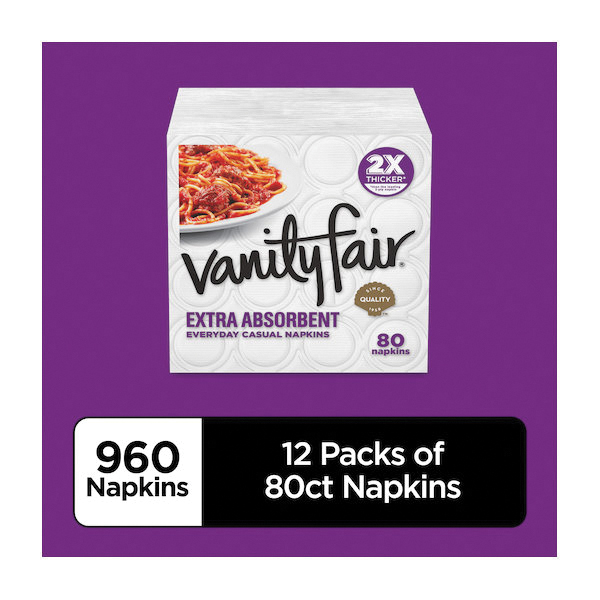 35236 Extra Absorbent Napkin, 6.38 in L, 6.38 in W, 2 -Ply, Paper