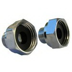 Lasco 10-0061 Faucet Adapter, 1/2 x 3/8 in, Female x Male, Brass, Chrome Plated