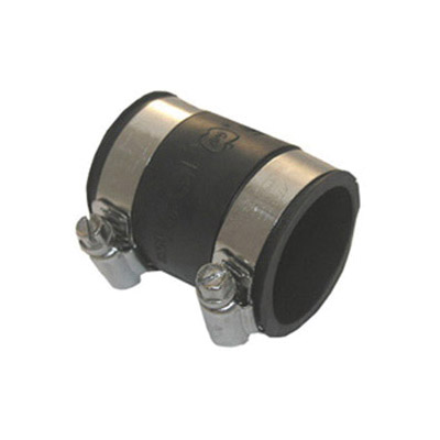 Lasco 25-6828 Flexible Drain Pipe Connector, 4 in, Rubber Body