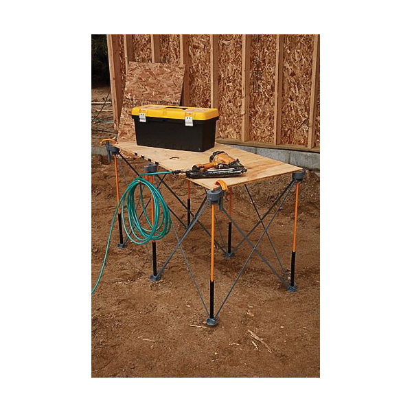 Bora Portamate Centipede CK6S Work Stand, 2500 lb, 9 in W, 38 in H, 6 in D, Steel - 4