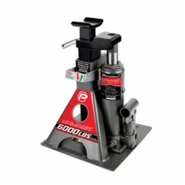 Powerbuilt Unijack 620471 Bottle Jack and Jack Stand, 6000 lb, 11 to 21 in Lift, Steel, Gray