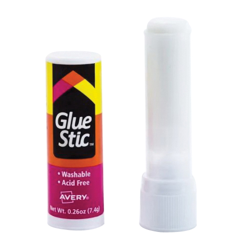 Glue Stic 164 Permanent Adhesive Stick, White, 0.26 oz