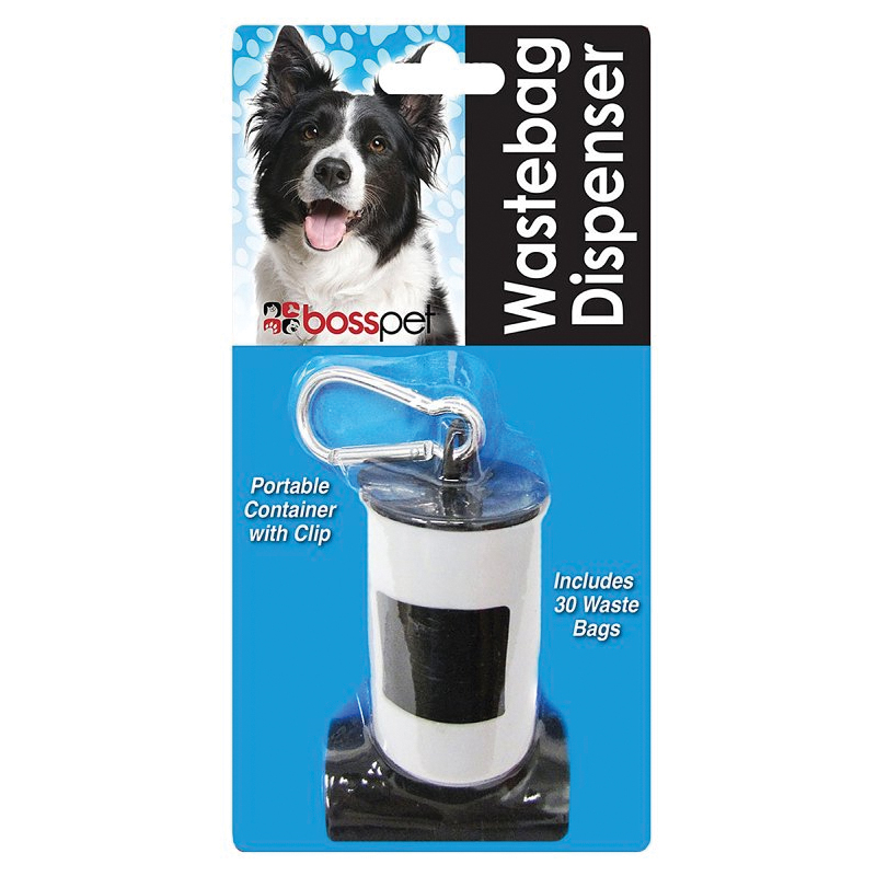 52113 Dog Waste Bag Dispenser, Plastic, Black