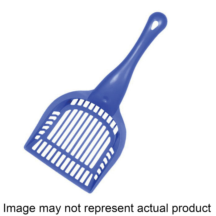 A04987 Litter Scoop, Plastic, Blue, Polished