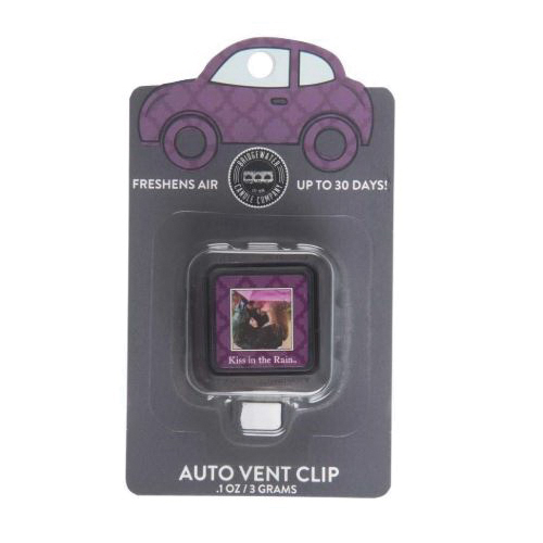 Bridgewater BWB102145 Auto Vent Clip, 1 oz, Kiss in The Rain
