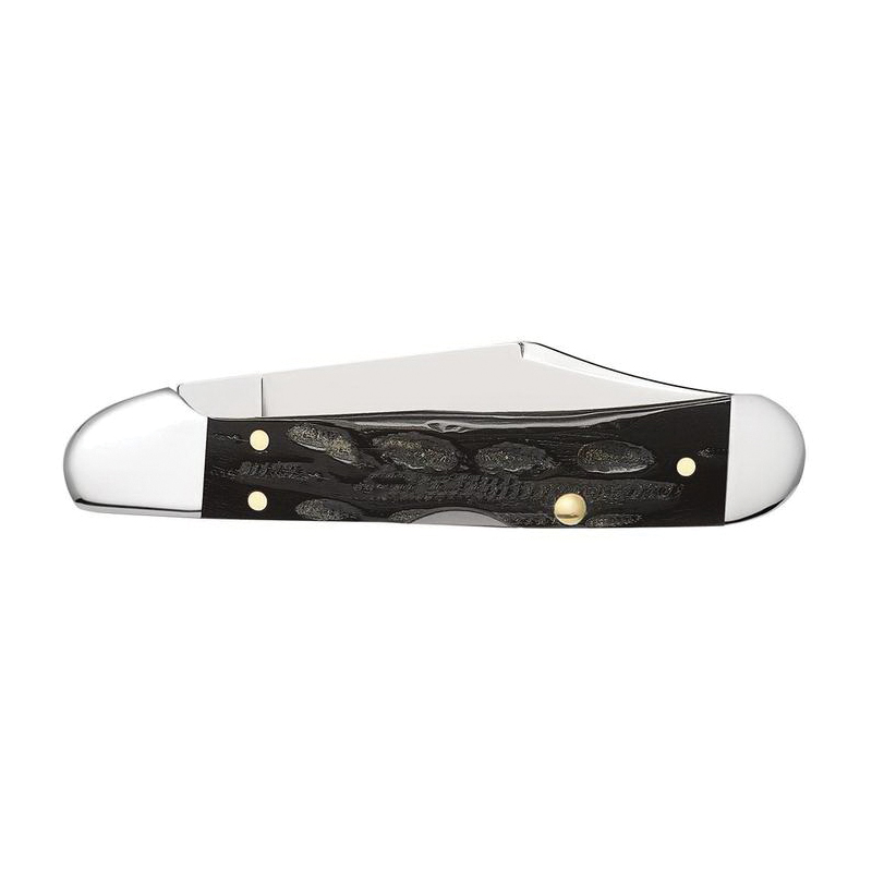 Case XX 65022 Mini Copperlock Folding Knife, 2.72 in L Blade, BH1749L Stainless Steel Blade, 1-Blade, Black Handle