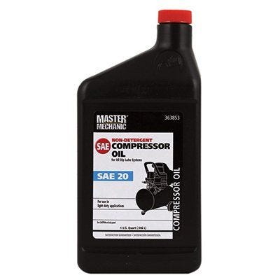 Master Mechanic 624117444183 Motor Oil, SAE20, 1 qt