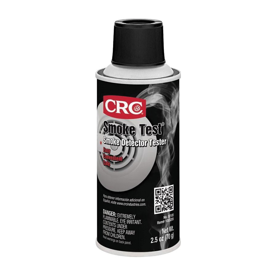 CRC 02105 Smoke Detector Tester, Liquid, 6 oz Aerosol Can