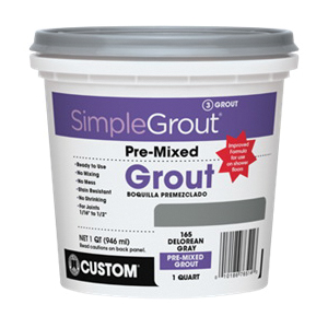 Custom SimpleGrout PMG3801-2 Pre-Mixed Grout, Haystack, 1 gal Pail