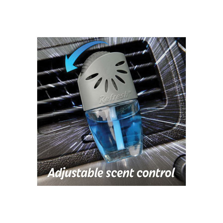Refresh your car 09855Z Oil Wick Air Freshener, Cool Breeze, New Car