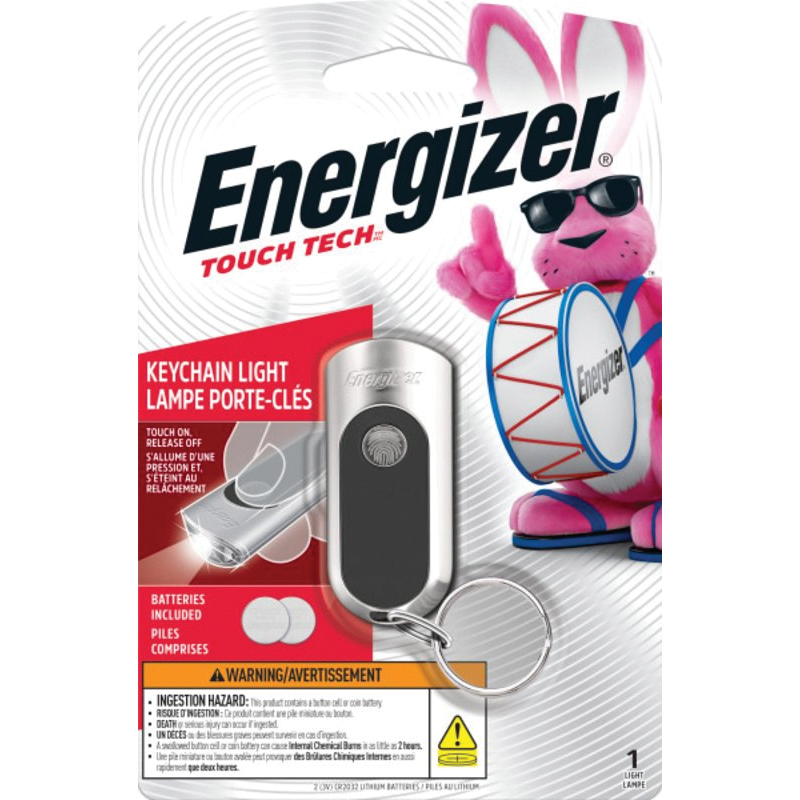 ENTKC2C Key Chain Light, Lithium Battery, LED Lamp, 20 Lumens Lumens, 10 m Beam Distance, 5 hr Run Time