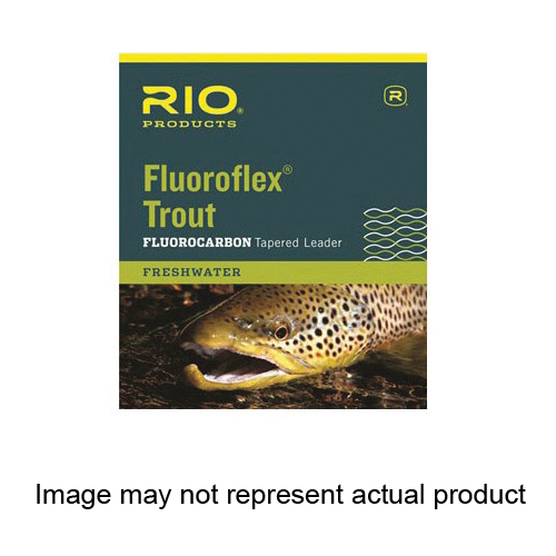 RIO FLUOROFLEX Series 6-24503 Fishing Leader, 9 ft L, Fluorocarbon - 1