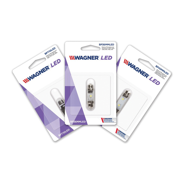 Wagner BP43MMLED Automotive Lamp, LED Lamp, White