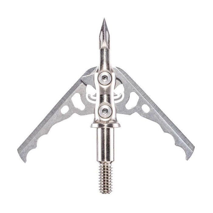Rage SHOCK COLLAR Series R38200 Broadhead, 2 in, 0.035 in Thick Blade, Stainless Steel, 2-Blade