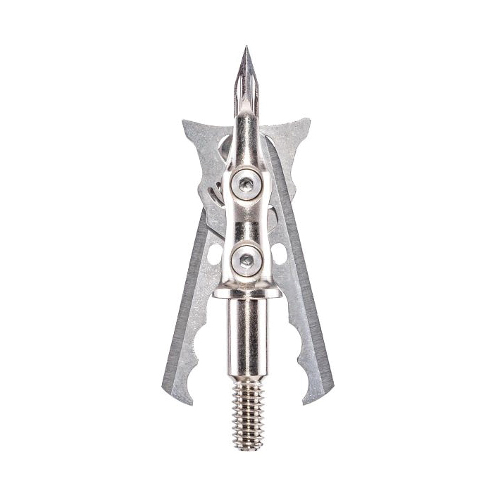 Rage SHOCK COLLAR Series R38200 Broadhead, 2 in, 0.035 in Thick Blade, Stainless Steel, 2-Blade