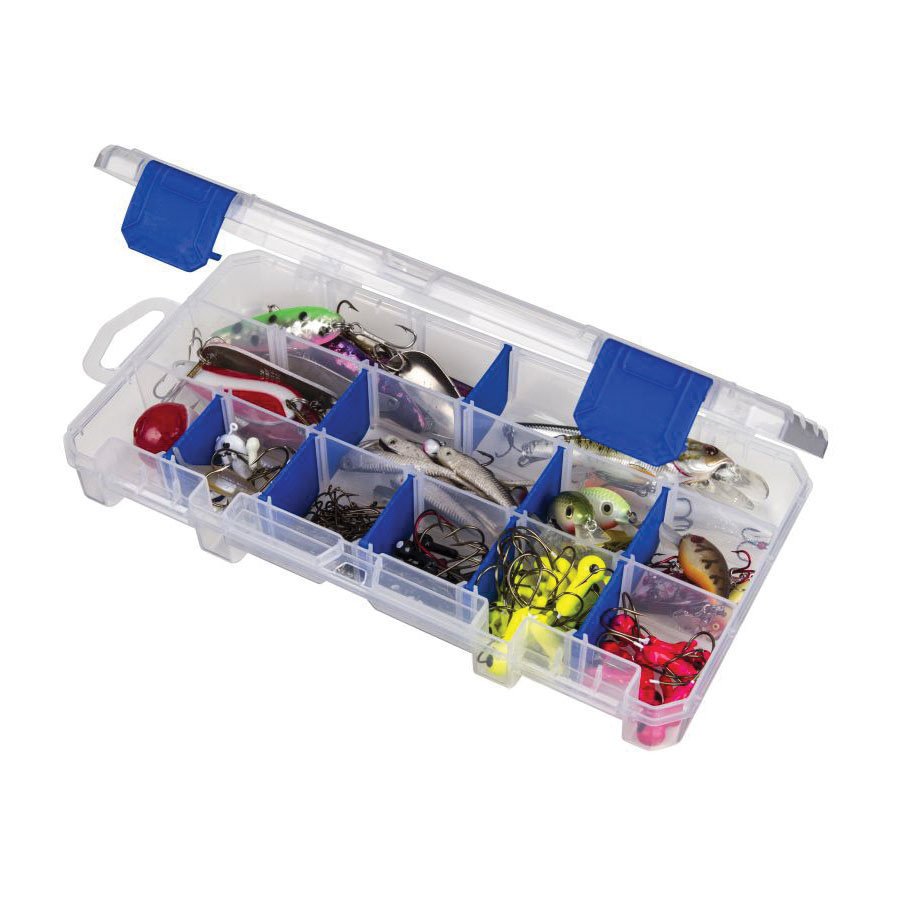 Flambeau Outdoors 3003 Tuff Tainer, Fishing Tackle Tray Box, Includes [9]  Zerust Dividers, 18 Compartments