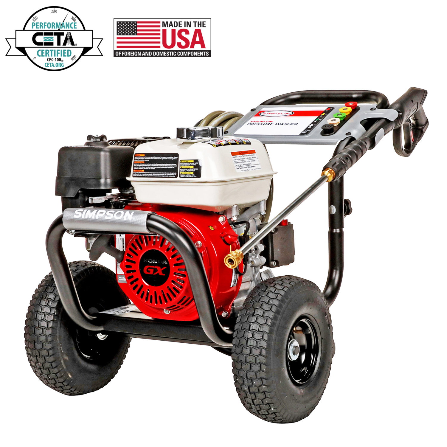 Gas-Powered Pressure Washer, Simpson, 3500 psi, 2.5 gpm - 1