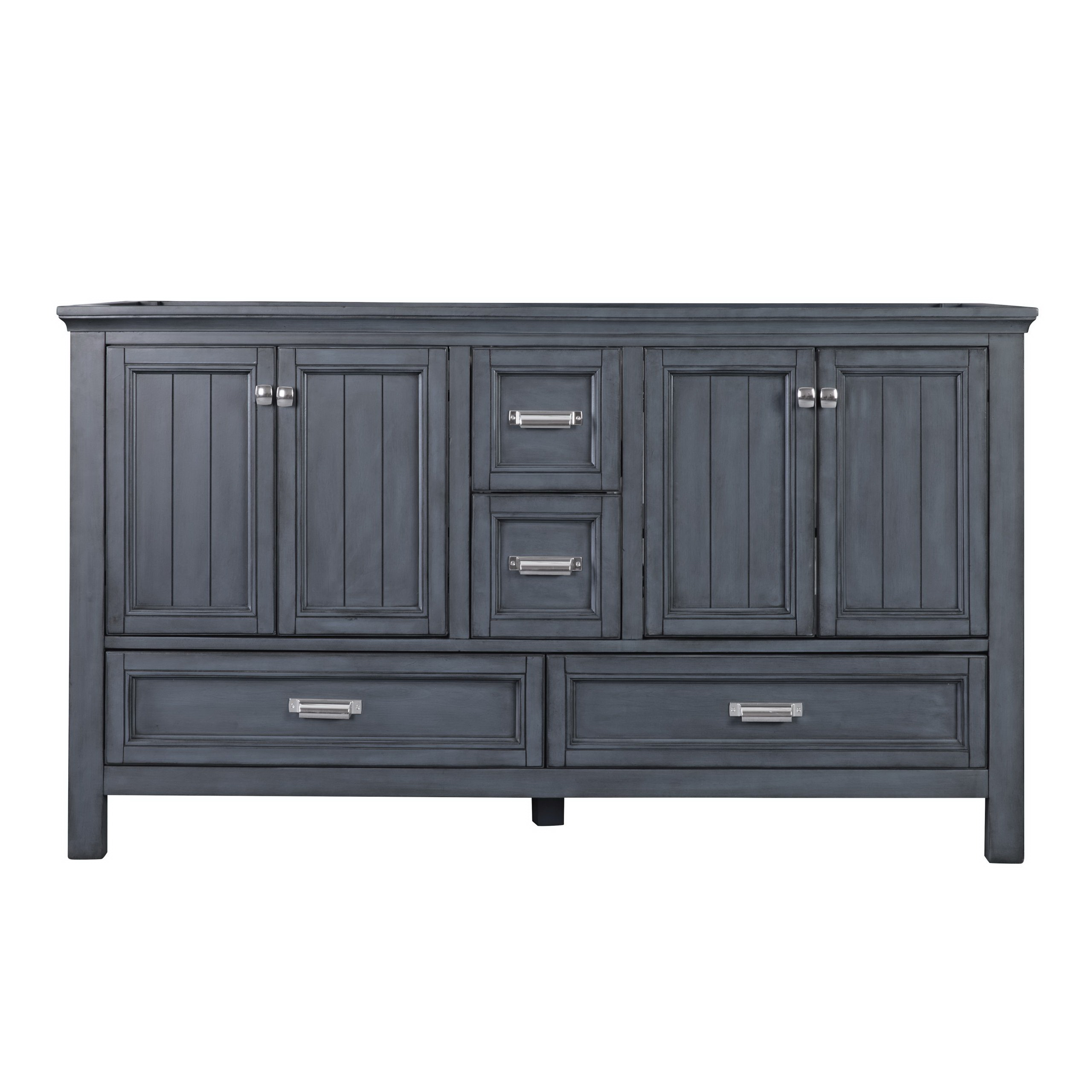 Foremost Brantley Series BABV6022D Vanity, Wood, Harbor Blue, 4-Cabinet Door, 4-Drawer - 2