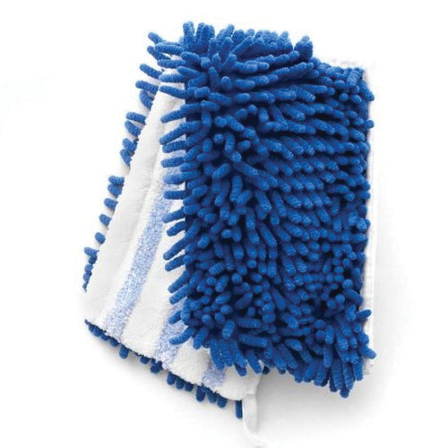 145643 Flip Mop Refill, Chenille/Microfiber, Blue/White