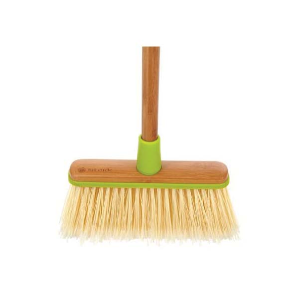Full Circle FC14601 Clean Sweep Broom, Plastic Bristle, 52.8 in L, Bamboo Handle - 2