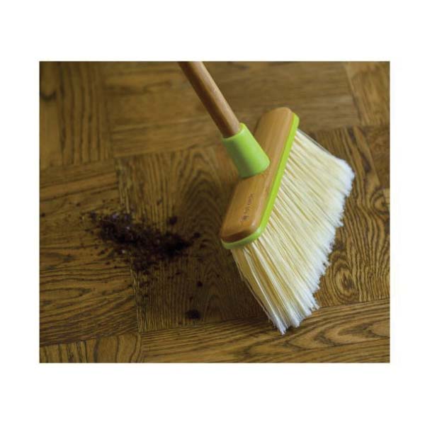 Full Circle FC14601 Clean Sweep Broom, Plastic Bristle, 52.8 in L, Bamboo Handle - 5
