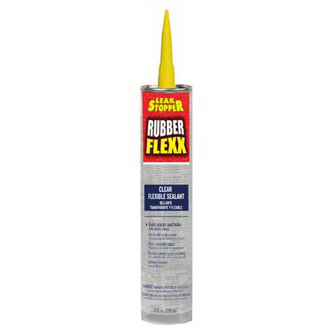 LEAK STOPPER Series 0309-GA Flexible Roof Sealant, Clear, Liquid, 10 fl-oz