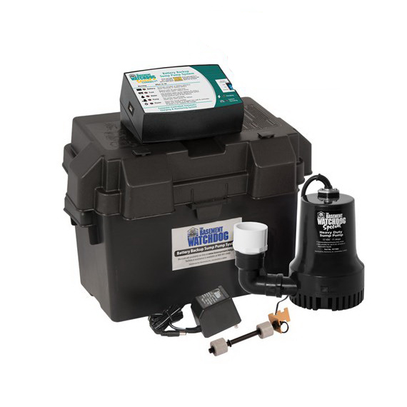 Basement Watchdog BWSP Back-Up Sump System, 2600 gph