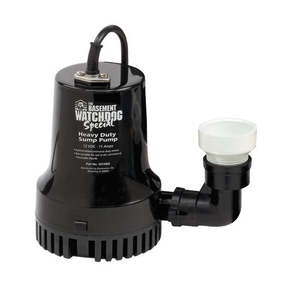Basement Watchdog BWSP Back-Up Sump System, 2600 gph
