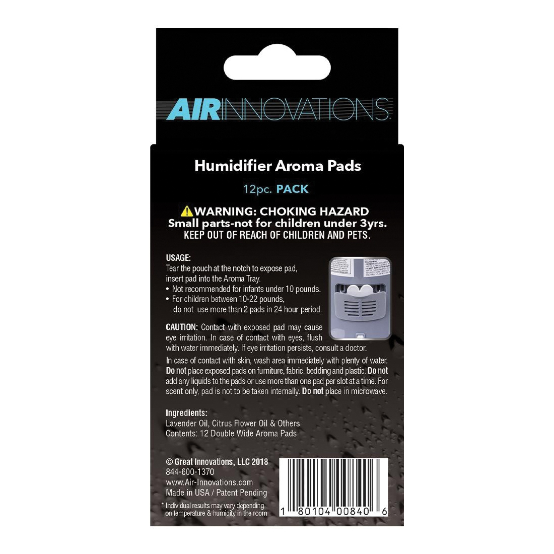 Air Innovations AP01-LAVENDER Essential Oil Aroma Pad - 2