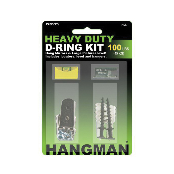 Heavy-Duty D-Ring Kit, Hangman, 13-Piece - 2