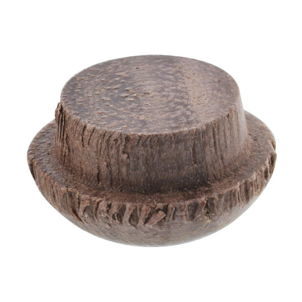 Screw Hole Buttons, Walnut 3/8 in, Hillman - 2