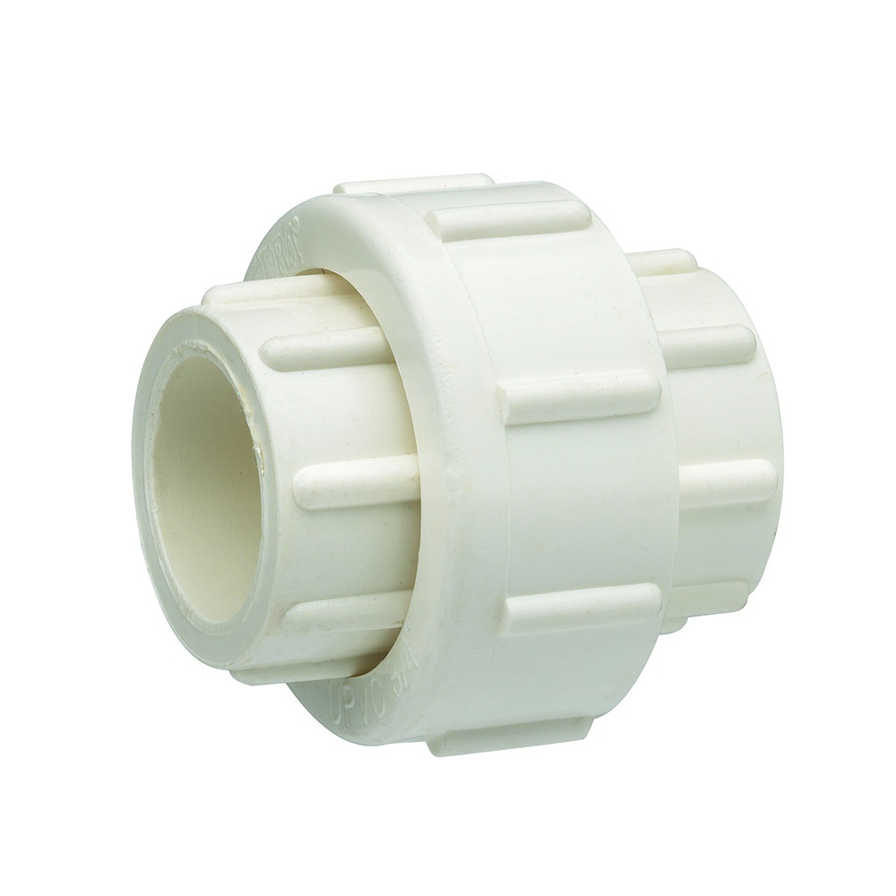 Homewerks 511-14-114-114B Pipe Union, 1-1/4 in, Slip, PVC, White, SCH 40 Schedule, 150 psi Pressure