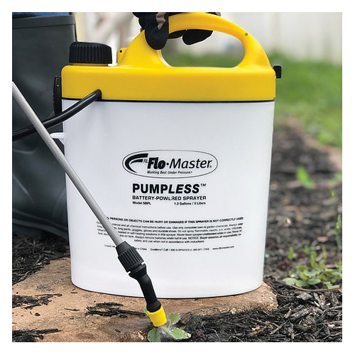 hudson Pumpless 5BPL Battery Powered Sprayer, 2 Ah, Lithium-Ion Battery, 1.3 gal Capacity, Adjustable Nozzle