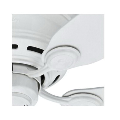 Whisperwind Low Profile Ceiling Fan, Hunter, 42 in Dia, White - 3
