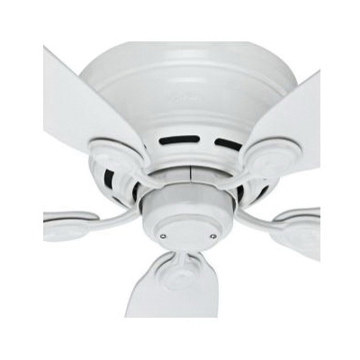 Whisperwind Low Profile Ceiling Fan, Hunter, 42 in Dia, White - 4